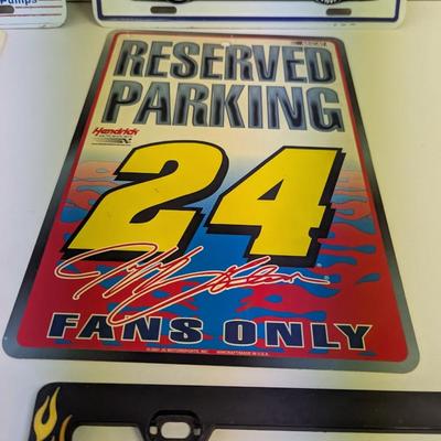 NASCAR Signs & Vanity Plate Covers