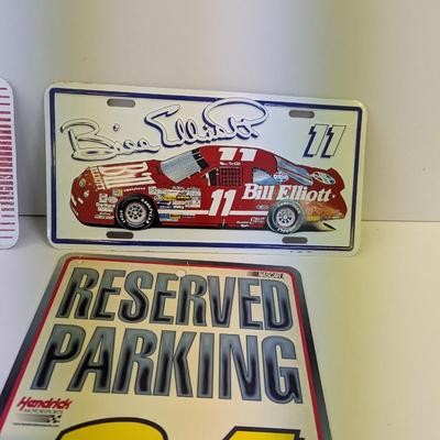 NASCAR Signs & Vanity Plate Covers