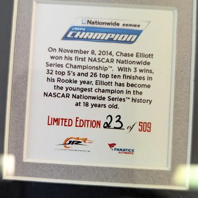 LE 23/509 NASCAR Chase Elliott Framed History