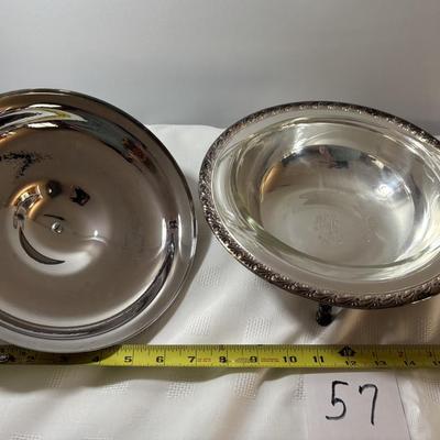 Vintage Silver Plated Chafing Dish