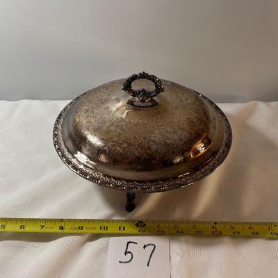 Vintage Silver Plated Chafing Dish