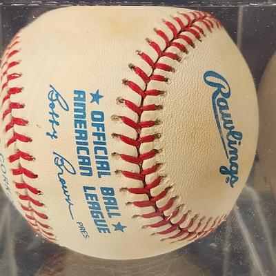 Bert Campaneris OMLB Signed Autographed Baseball In Collectors Case