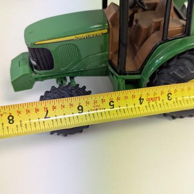 Plastic/Metal John Deere Tractor & Die-Cast Cars