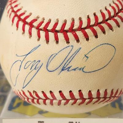 Tony Oliva OMLB Signed Autographed Baseball In Collectors Case
