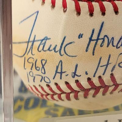 Washington Sentors Frank Howard 1968 1970 A.l. H.R. King OMLB Signed Autographed Baseball In Collectors Case