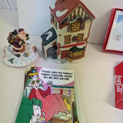 Holiday House Ornaments Angels & Cards (See all pictures)