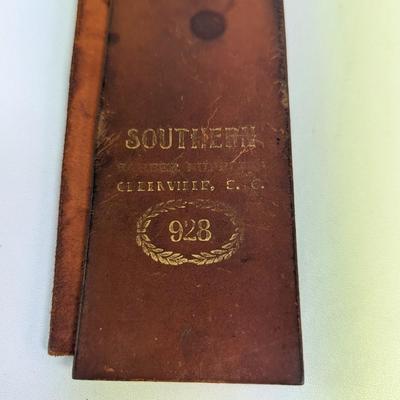 928 Southern Llama Brand Leather Razor Strap