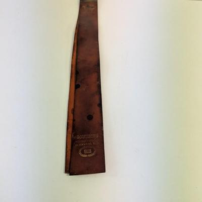 928 Southern Llama Brand Leather Razor Strap