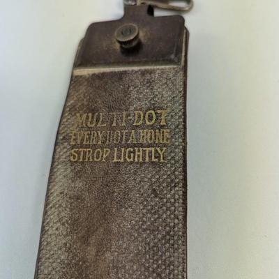 928 Southern Llama Brand Leather Razor Strap