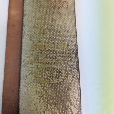 928 Southern Llama Brand Leather Razor Strap