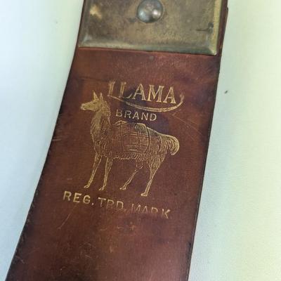928 Southern Llama Brand Leather Razor Strap