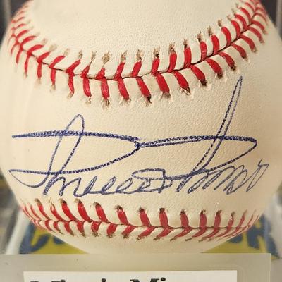 Minnie Minoso OMLB Signed Autographed Baseball In Collectors Case