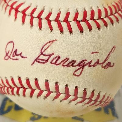 Joe Garagiola OMLB Signed Autographed Baseball In Collectors Case