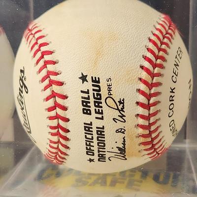 Joe Garagiola OMLB Signed Autographed Baseball In Collectors Case