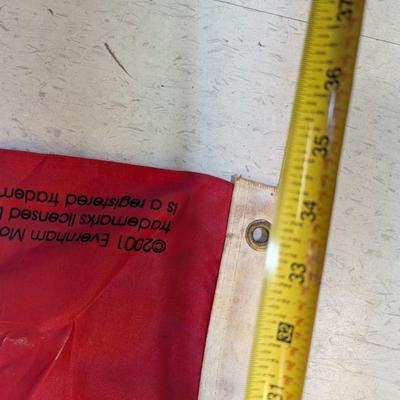 Approx 60 1/2" x 34 1/2" 2001 NASCAR Bill Elliott Flag