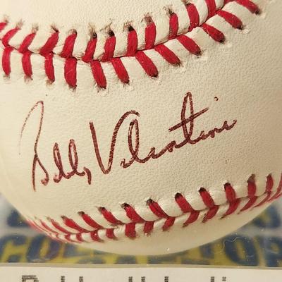 Bobby Valentine OMLB Signed Autographed Baseball In Collectors Case