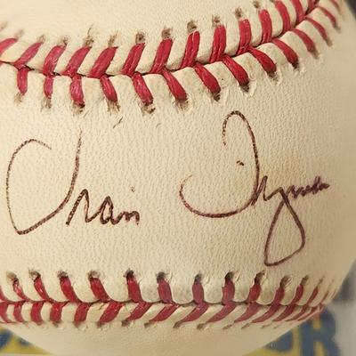 Travis Fryman OMLB Signed Autographed Baseball In Collectors Case