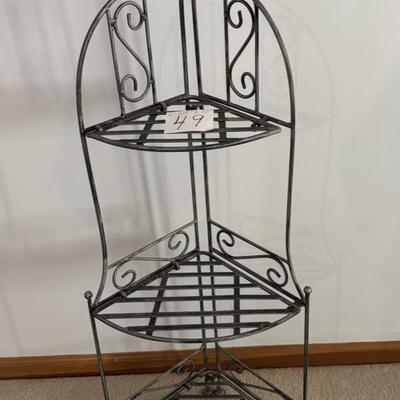 Metal Corner Shelf