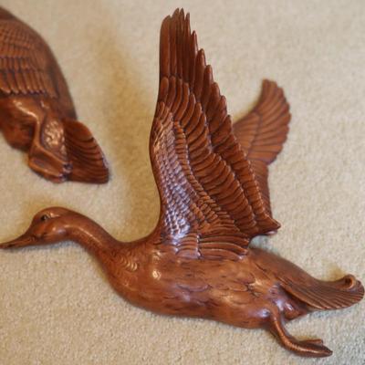 Ducks in Flights Ceramic Wall Hanging