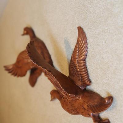 Ducks in Flights Ceramic Wall Hanging