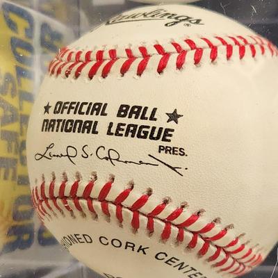 Darryl Hamilton #18 Mets OMLB Signed Autographed Baseball In Collectors Case