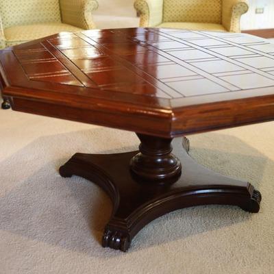 Adjustable High/Low Hexagon Coffee/Dining Table