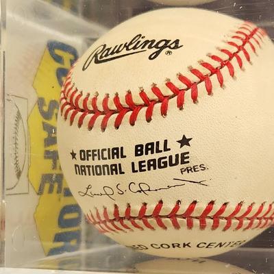 Brent Boone Pradres OMLB Signed Autographed Baseball In Collectors Case