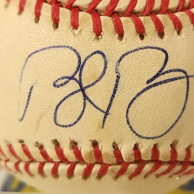 Brent Boone Pradres OMLB Signed Autographed Baseball In Collectors Case