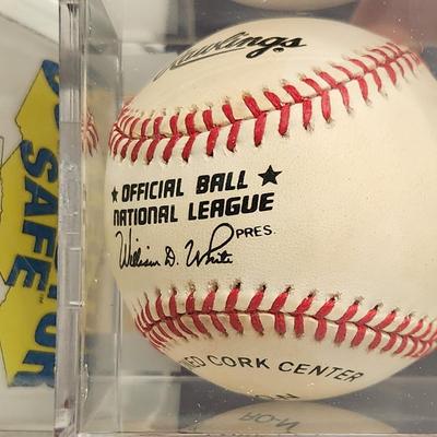 Joe Niekro OMLB Signed Autographed Baseball In Collectors Case