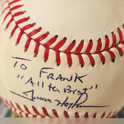 Trevor Hoffman Padres OMLB Signed Autographed Baseball In Collectors Case