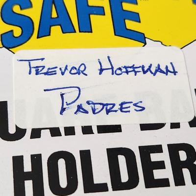 Trevor Hoffman Padres OMLB Signed Autographed Baseball In Collectors Case