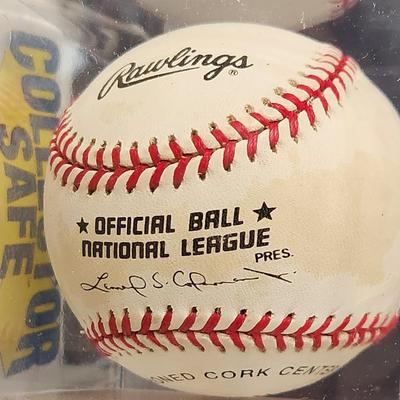 Sean Burroughs OMLB Signed Autographed Baseball In Collectors Case