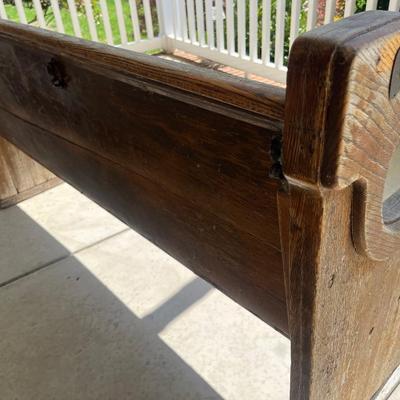 Antique Church Pew