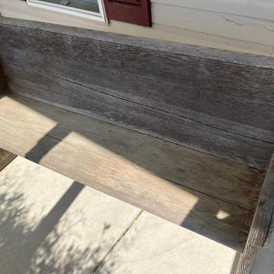 Antique Church Pew