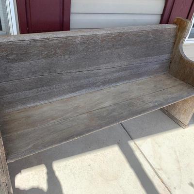 Antique Church Pew