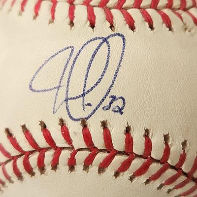 Jon Lieber Chicago Cubs OMLB Signed Autographed Baseball In Collectors Case