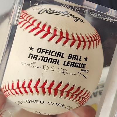 Marquis Grissom #9 Brewers OMLB Signed Autographed Baseball In Collectors Case