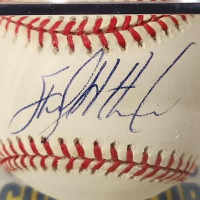 Sterling Hitchcock Padres OMLB Signed Autographed Baseball In Collectors Case