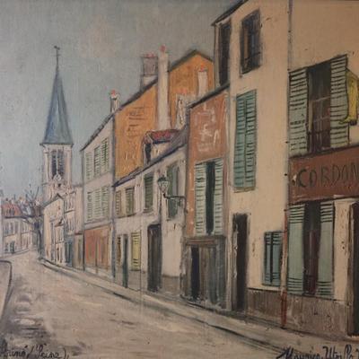 Maurice Utrillo "Eglise De Strins" Framed Print