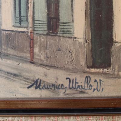 Maurice Utrillo "Eglise De Strins" Framed Print