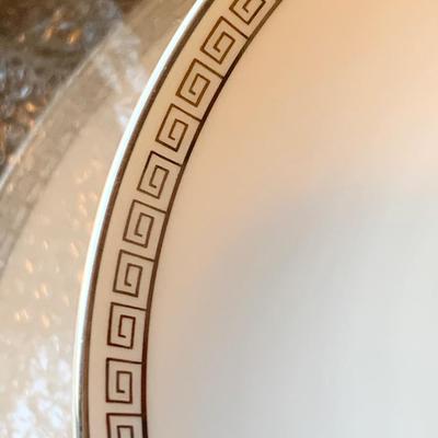 Noritake Silver Key Pattern China Set