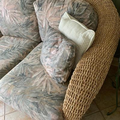 Wicker Sofa (Sunroom)