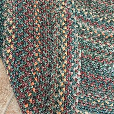 Large Oval Braided Rug (11’ x 8’)