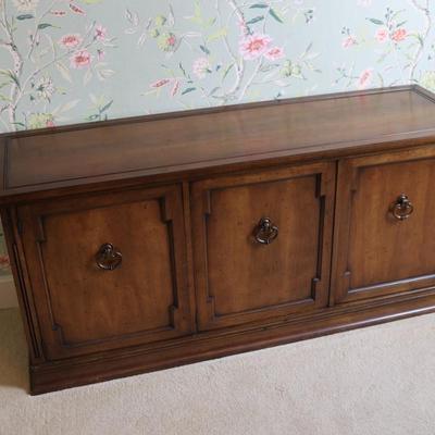 SLIGH Vintage Wood Cabinet Three Door Console Server Cabinet