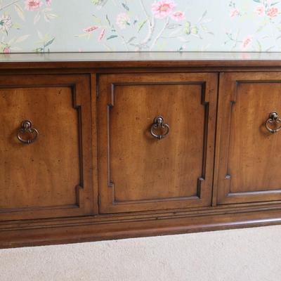 SLIGH Vintage Wood Cabinet Three Door Console Server Cabinet