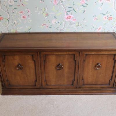 SLIGH Vintage Wood Cabinet Three Door Console Server Cabinet