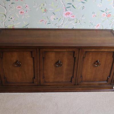 SLIGH Vintage Wood Cabinet Three Door Console Server Cabinet