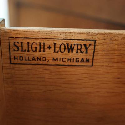 SLIGH Vintage Wood Cabinet Three Door Console Server Cabinet