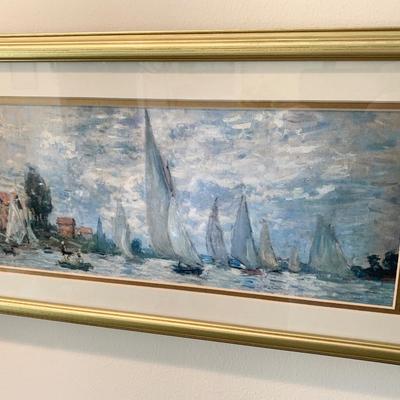 Large Framed Seascape