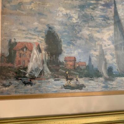 Large Framed Seascape